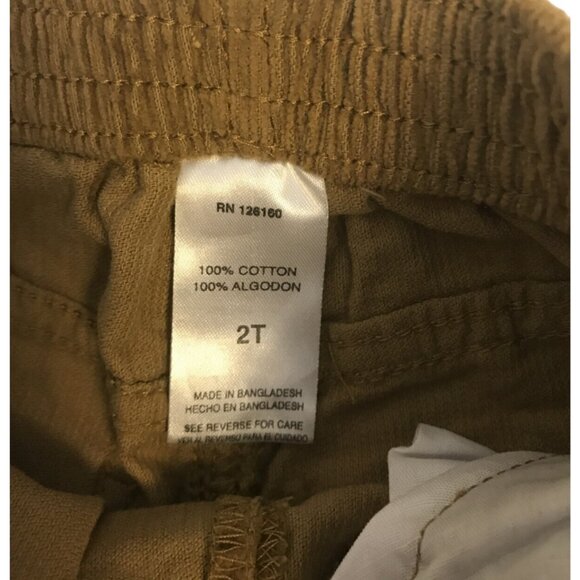 Boys Rock 2 Piece Set 2T blue button hoodie sweater brown corduroy pants - Picture 12 of 12